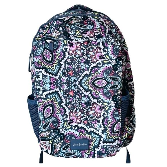 Vera Bradley Reactive Journey Backpack Bonbon Medallion New With Out Tags - Picture 1 of 13